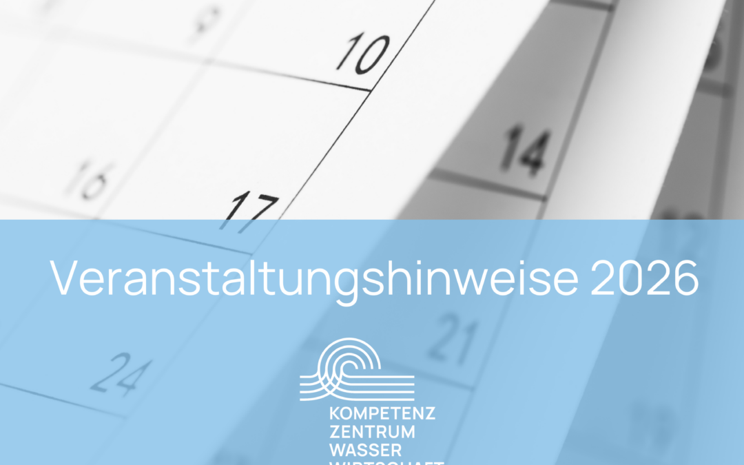 Jetzt zur Trinkwassertagung am 08.10.2026 in Magdeburg anmelden